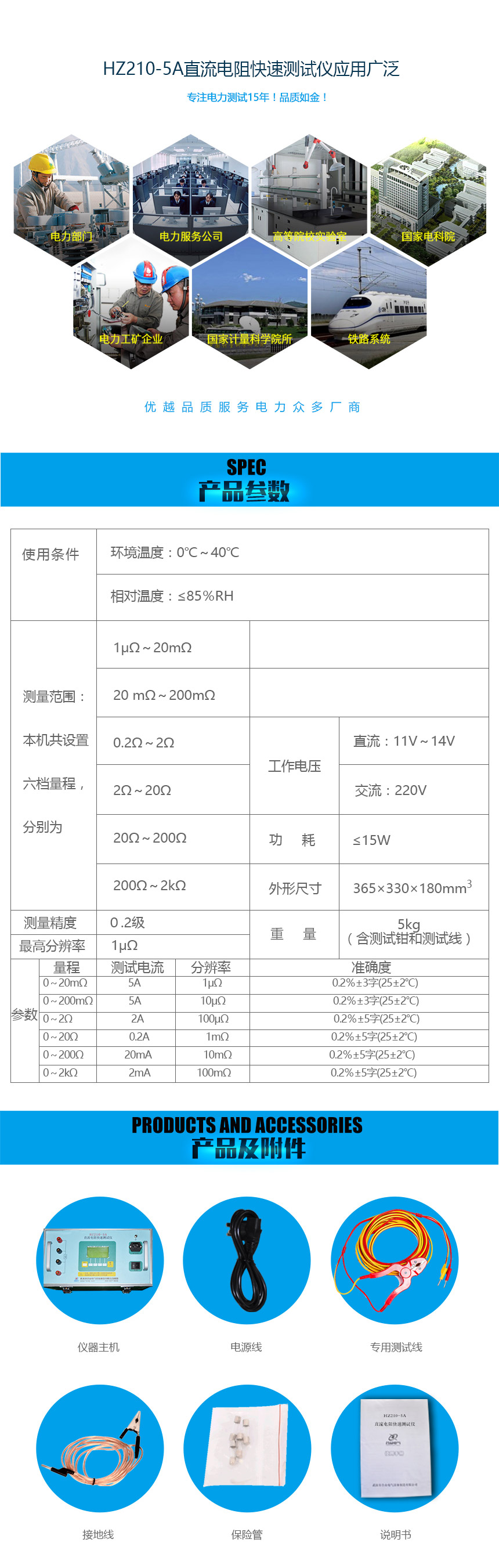 直流電阻快速測試儀